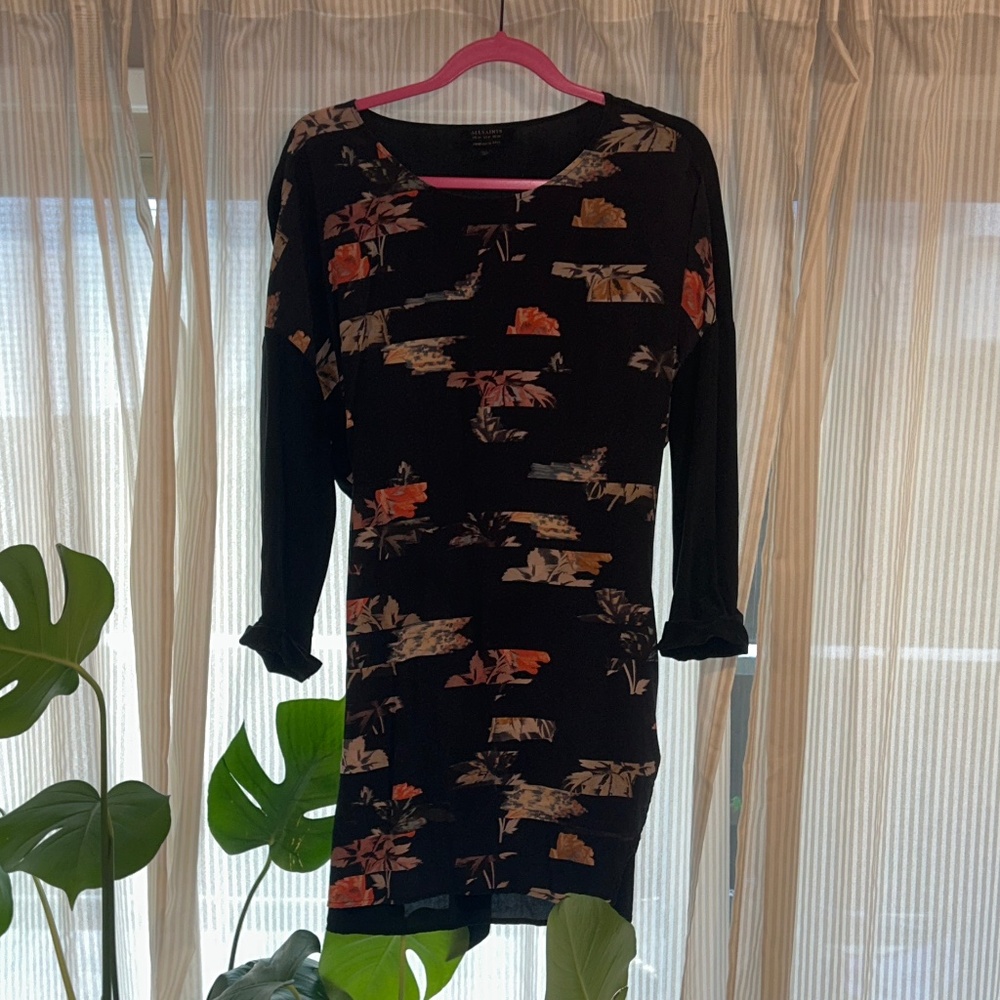 All Saints printed tunic SZ 6